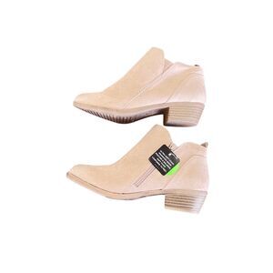 Arizona Tan Zip-Up Memory foam Ankle Boots Booties size 6.5